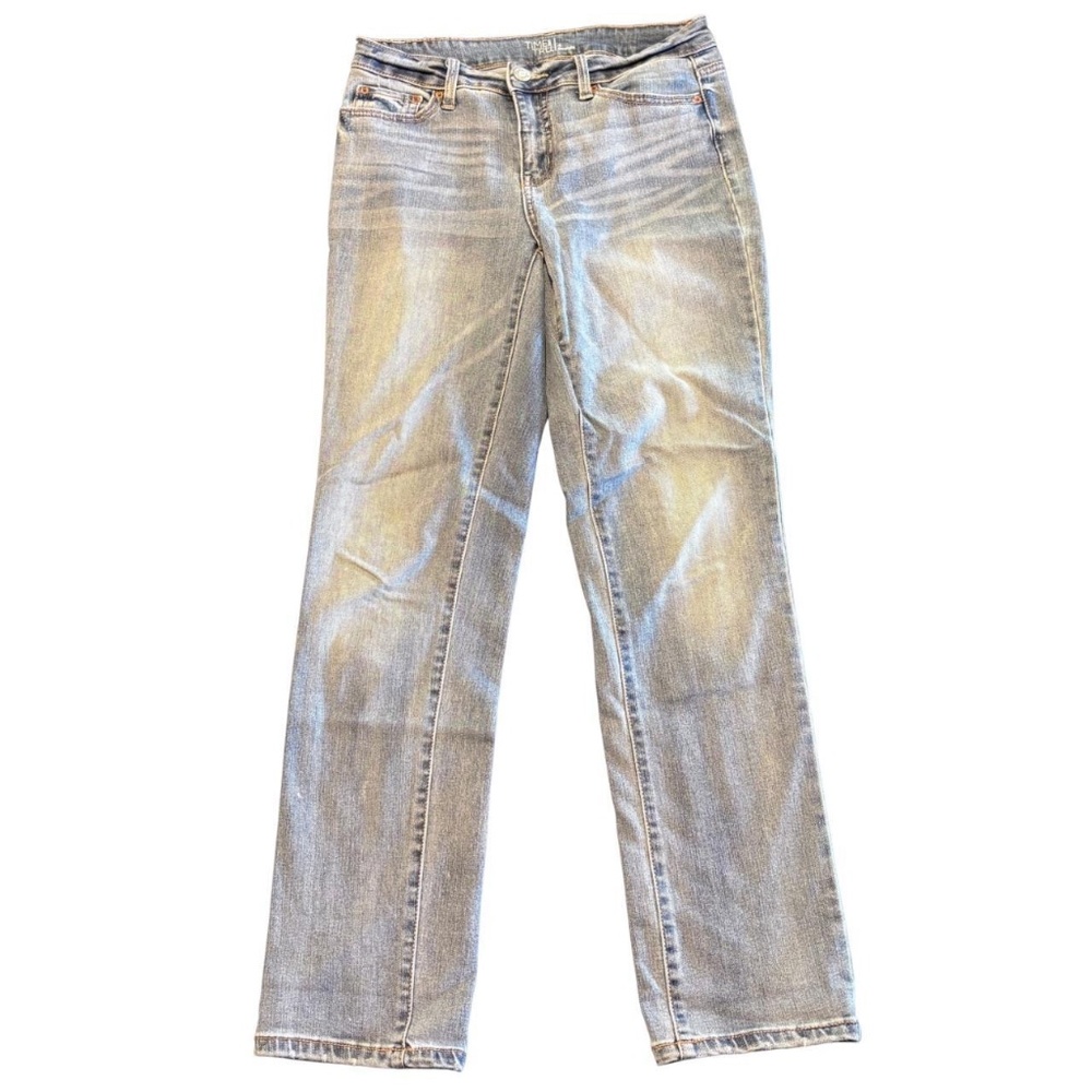 Time And Tru Straight Leg Light Wash Jeans Size 4